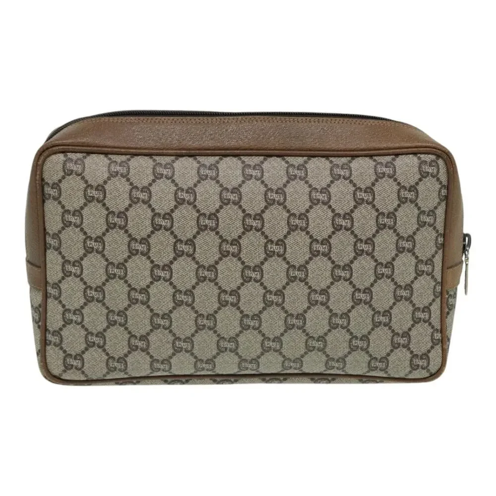Gucci GG Plus Clutch Bag Beige